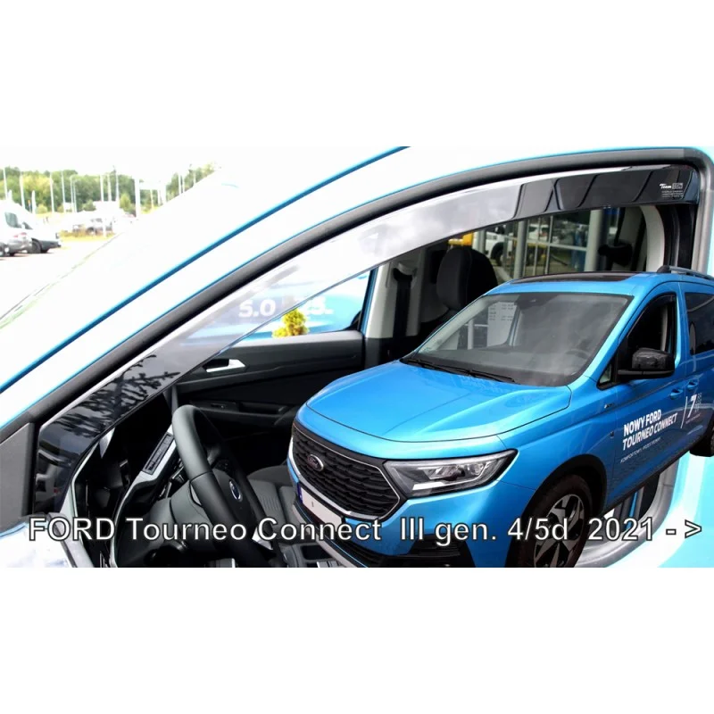 Φωτογραφία προϊόντος: ΑΝΕΜΟΘΡΑΥΣΤΕΣ ΓΙΑ FORD TRANSIT CONNECT 2021+ / FORD TOURNEO CONNECT 2021+ ΑΠΟ ΕΥΚΑΜΠΤΟ ΦΙΜΕ ΠΛΑΣΤΙΚΟ HEKO - 2 ΤΕΜ.