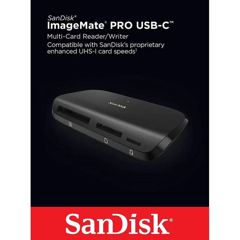 Φωτογραφία προϊόντος: SanDisk ImageMate PRO USB-C Multi-Card Reader/Writer | SDDR-A631