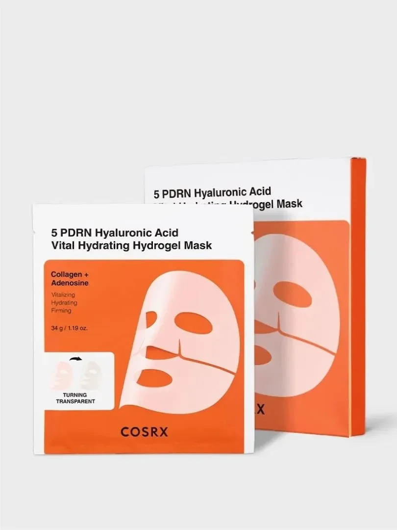 Φωτογραφία προϊόντος: Cosrx 5 PDRN Hyaluronic Acid Vital Hydrating Hydrogel Mask – Αντιγηραντική μάσκα νυκτός - 34g, 1pc