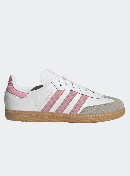 Φωτογραφία προϊόντος: Παιδικά Παπούτσια Adidas Samba Og για Κορίτσια Cloud White/Pink (Μεγέθη 28-35) ΛΕΥΚΟ