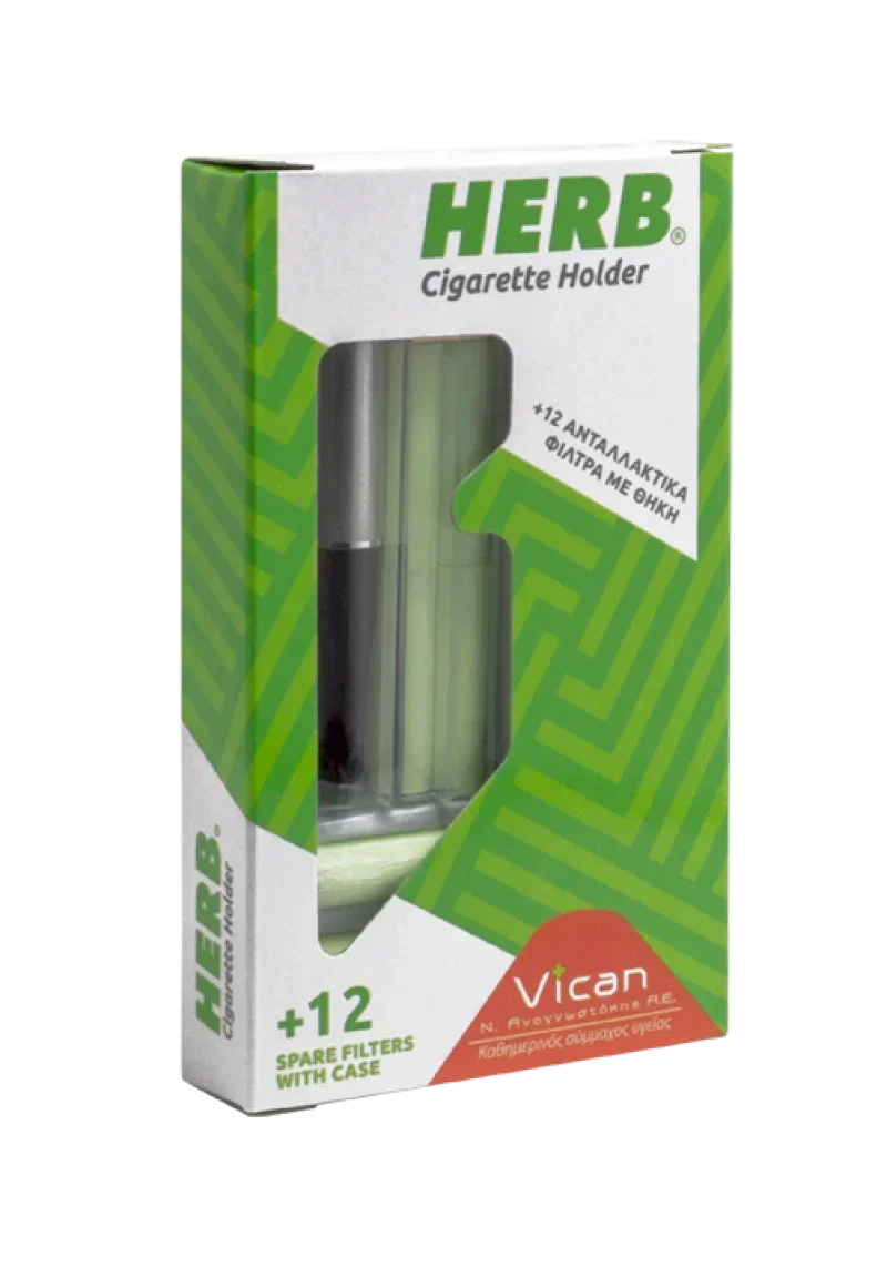 Φωτογραφία προϊόντος: VICAN HERB CIGARETTE HOLDER ΠΙΠΑ ΜΕ 12 ΦΙΛΤΡΑ - OEM