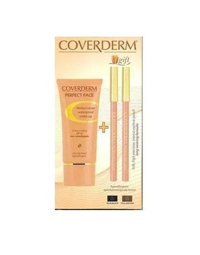 Φωτογραφία προϊόντος: Coverderm Perfect Face make-up No4 +ΔΩΡΟ 2 ΜΟΛΥΒΙΑ ΜΑΤΙΩΝ - OEM