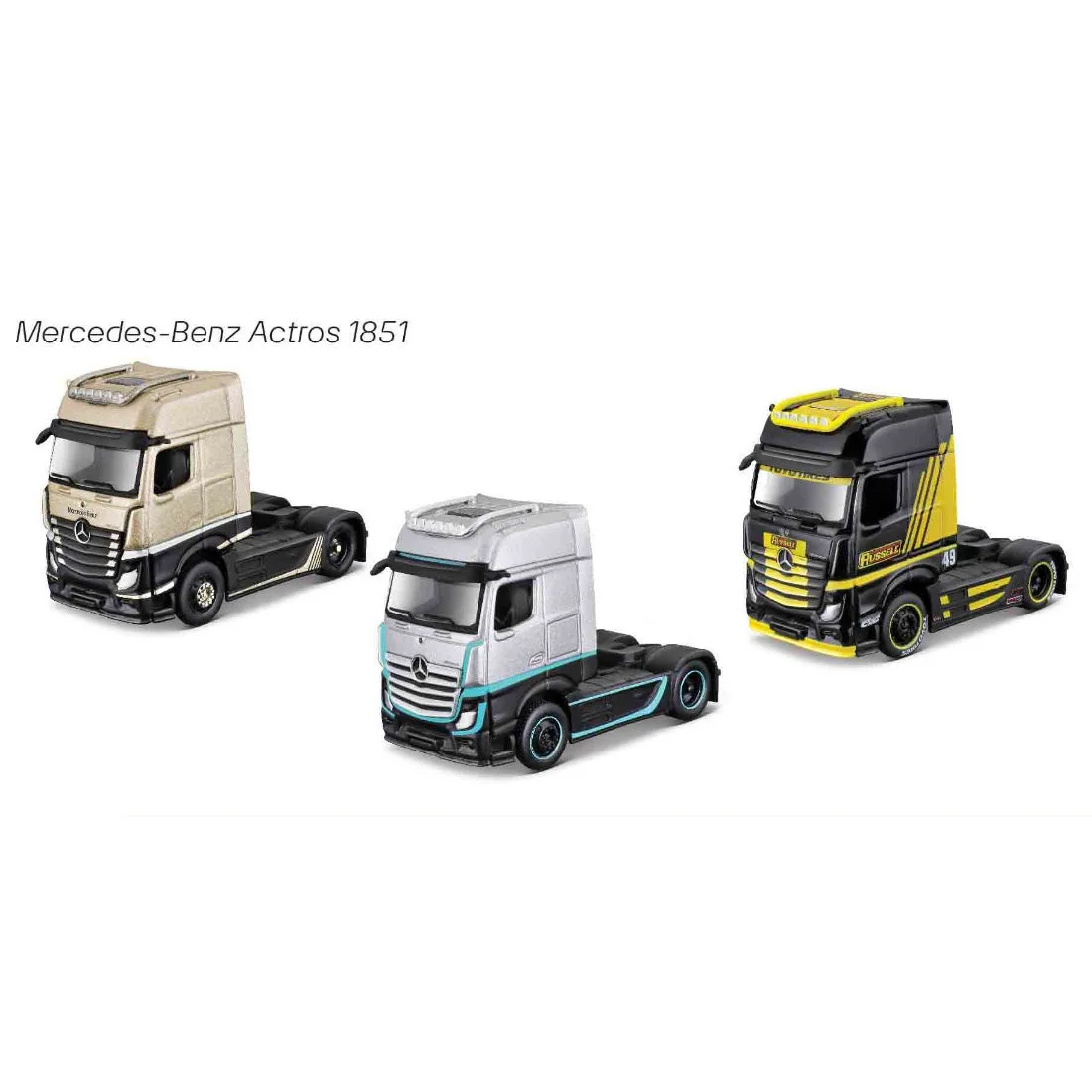 Φωτογραφία προϊόντος: MAISTO 1:64 Mercedes Actros Custom - 3 Σχέδια (τιμή ανά 1 τεμάχιο)