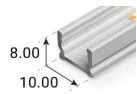 Φωτογραφία προϊόντος: Alu-Profile PRO-10 silver anodised