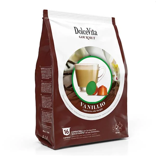 Φωτογραφία προϊόντος: DolceVita Caffé Alla Vaniglia 16 τμχ | Dolce Gusto