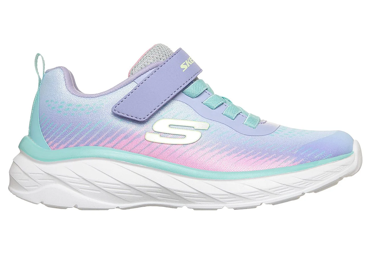 Φωτογραφία προϊόντος: SKECHERS JR Gore and Strap Sublimated Ombre Sparkle Mesh Sneaker (303599L-LVMT) ΥΠΟΔΗΜΑ