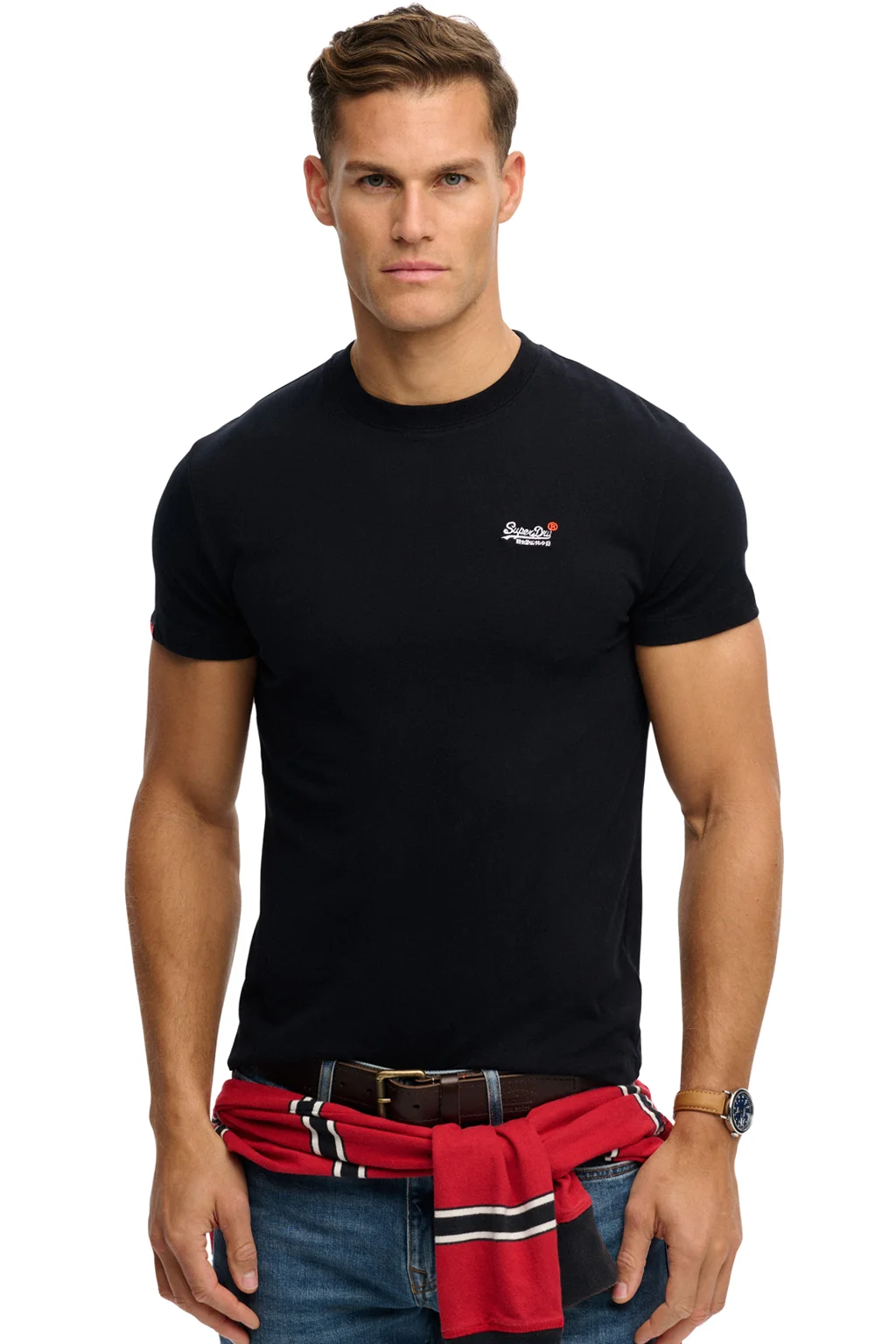 Φωτογραφία προϊόντος: SUPERDRY M ESSENTIAL CONTRAST EMB TEE (M1012078B-02A) ΜΠΛΟΥΖΑ