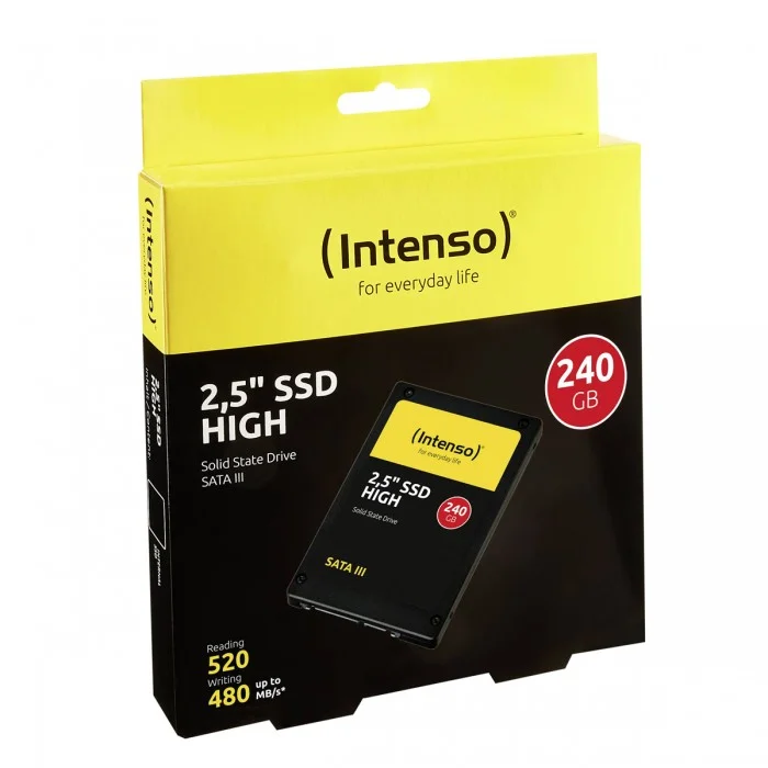 Φωτογραφία προϊόντος: Internal SSD Intenso 240GB 2.5'' SATA III High