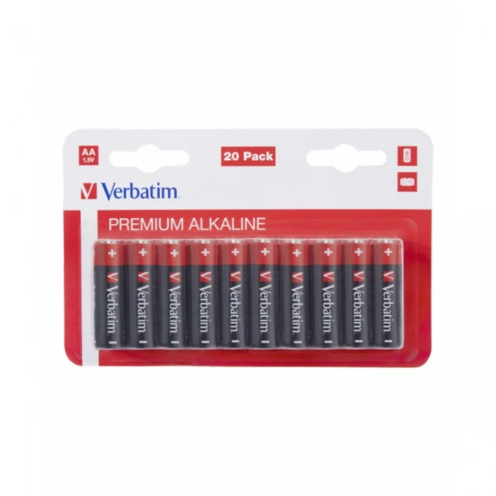 Φωτογραφία προϊόντος: Verbatim AA Battery Alkaline 20 Pack - 49877