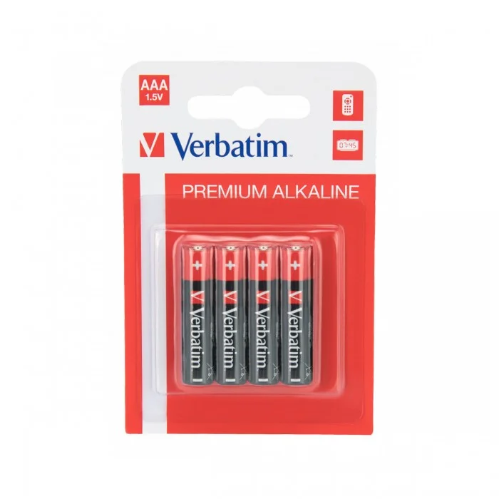 Φωτογραφία προϊόντος: Verbatim AAA Battery Alkaline 4 Pack - 49920