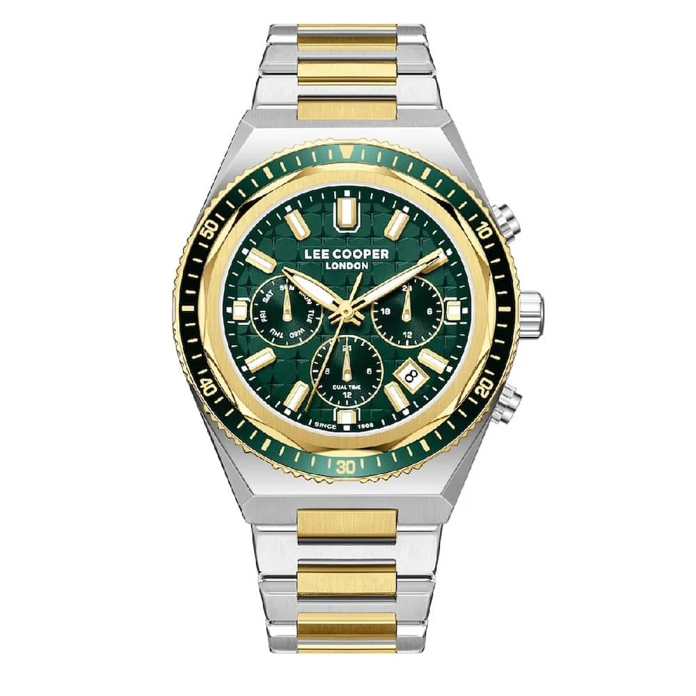 Φωτογραφία προϊόντος: Lee Cooper Watches Lee Cooper 8317 Men's Watch Silver/Gold Metallic Bracelet LC08317.270