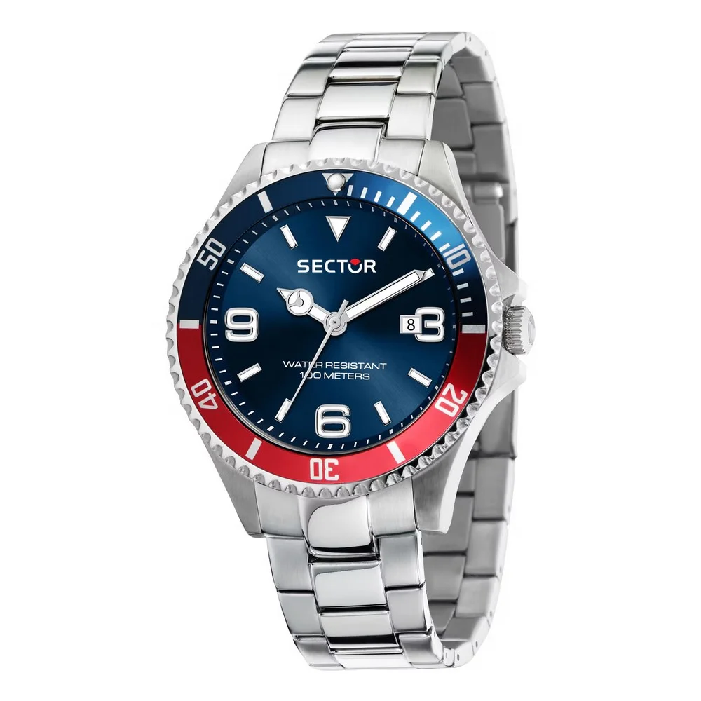 Φωτογραφία προϊόντος: Sector 230, Date & Time Watch for Men, Silver Stainless Steel Bracelet R3253161018