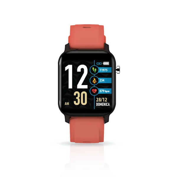 Φωτογραφία προϊόντος: TECHMADE TECHWATCH X CON CARDIO CORALLO, Unisex Smartwatch, Corall Silicone Strap 8099990144209