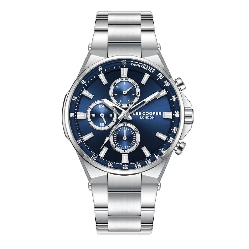 Φωτογραφία προϊόντος: Lee Cooper Watches Lee Cooper 8219 Men's Watch Silver Metallic Bracelet LC08219.390