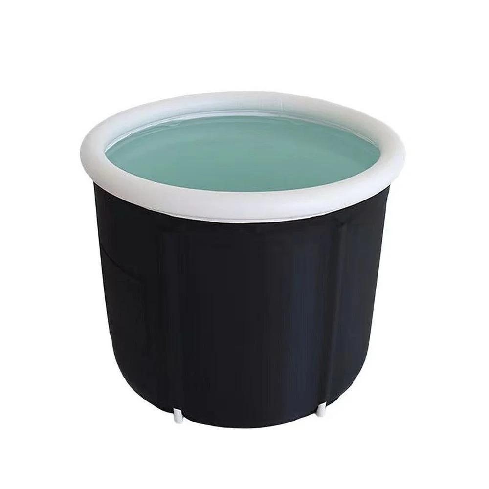 Φωτογραφία προϊόντος: . Foldable portable inflatable bathtub 80 x 79 cm black