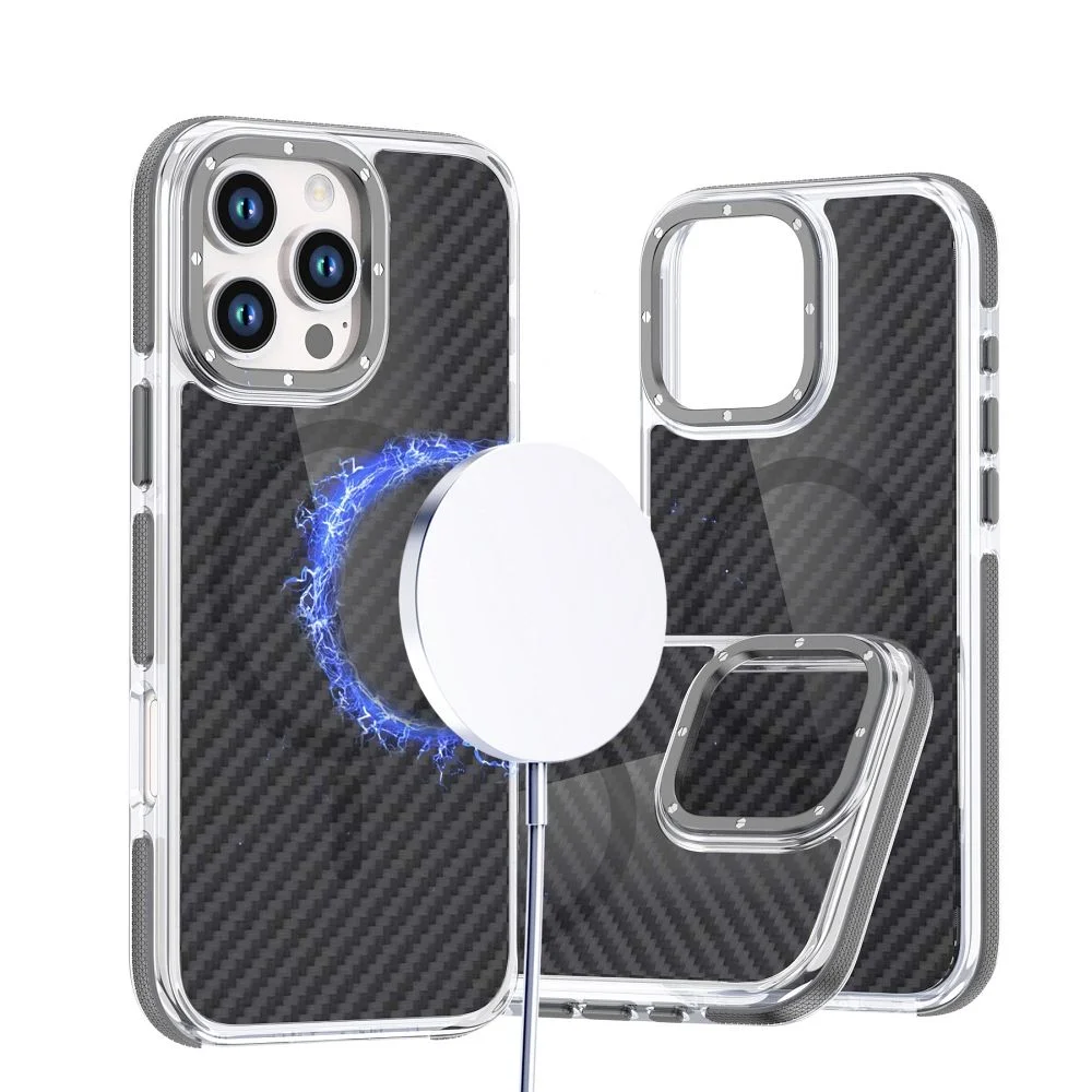 Φωτογραφία προϊόντος: . FIBER Case comapitble with MagSafe for IPHONE 17 PRO grey