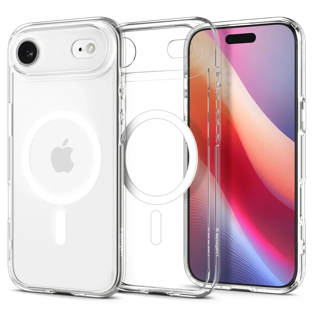 Φωτογραφία προϊόντος: . SPIGEN case ULTRA HYBRID MAG compatible with MagSafe for IPHONE 17 Air clear white