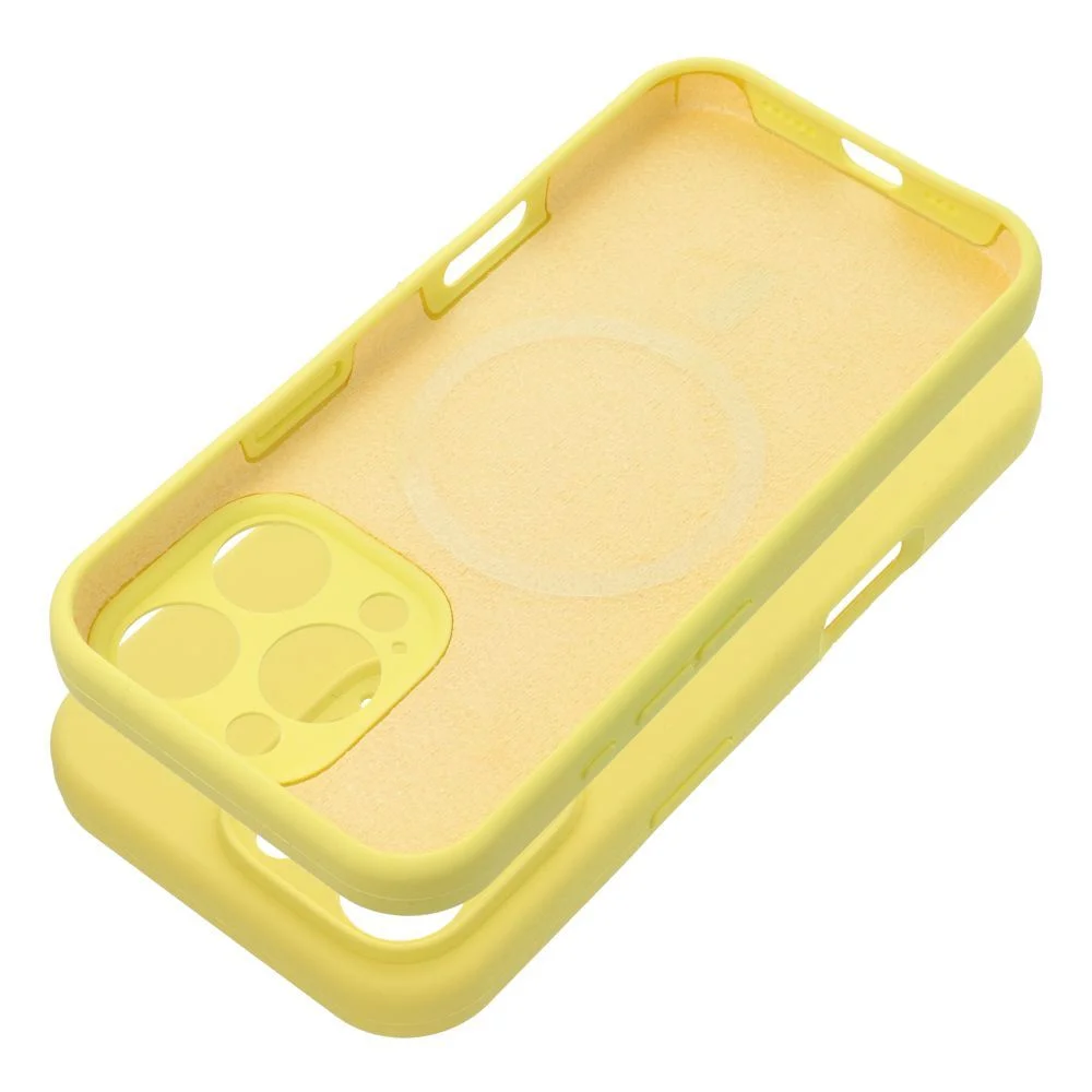 Φωτογραφία προϊόντος: . Case SILICONE 2mm for IPHONE 17 Air compatible with MagSafe lemon