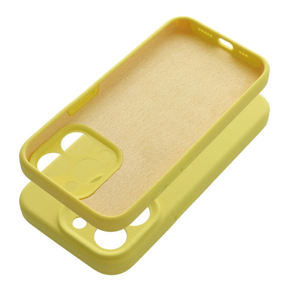 Φωτογραφία προϊόντος: . Case SILICONE 2mm for IPHONE 17 Pro Max lemon