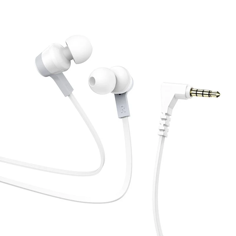 Φωτογραφία προϊόντος: . HOCO wire earphones Jack 3,5 mm with microphone M86 white