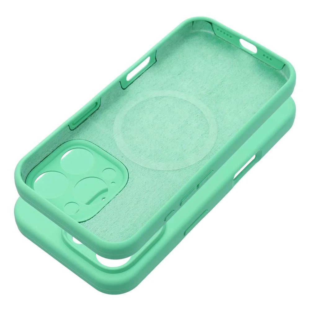 Φωτογραφία προϊόντος: . Case SILICONE 2mm for IPHONE 17 compatible with MagSafe mint