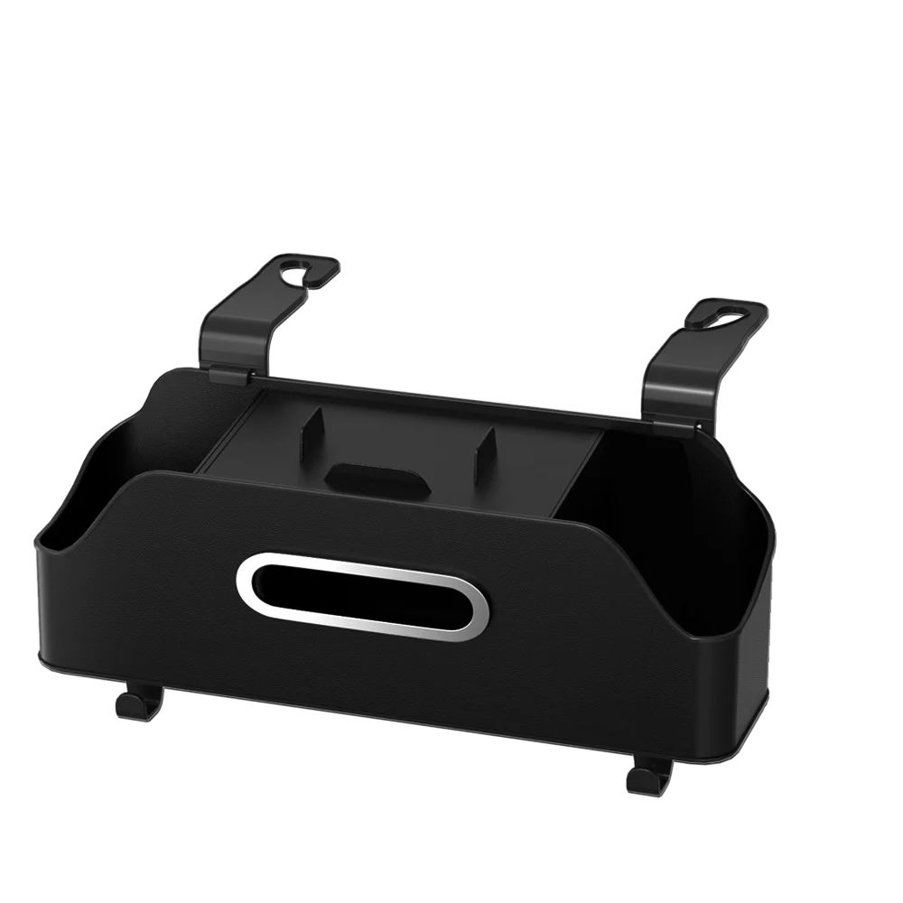 Φωτογραφία προϊόντος: . Car organizer for front seats with compartments OXFORD black