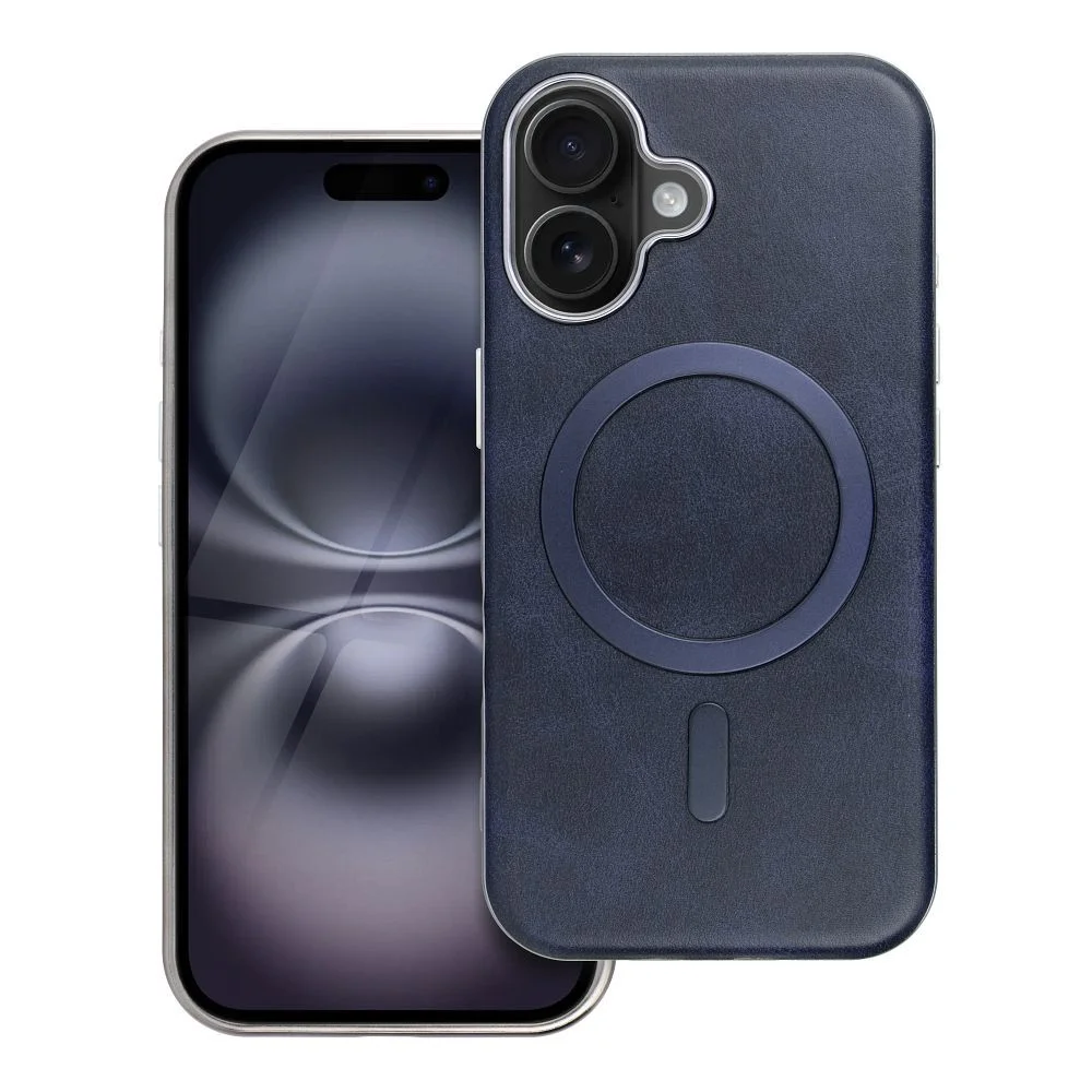 Φωτογραφία προϊόντος: . GENTLEMAN MAG COVER Case compatible with MagSafe for IPHONE 17 navy blue