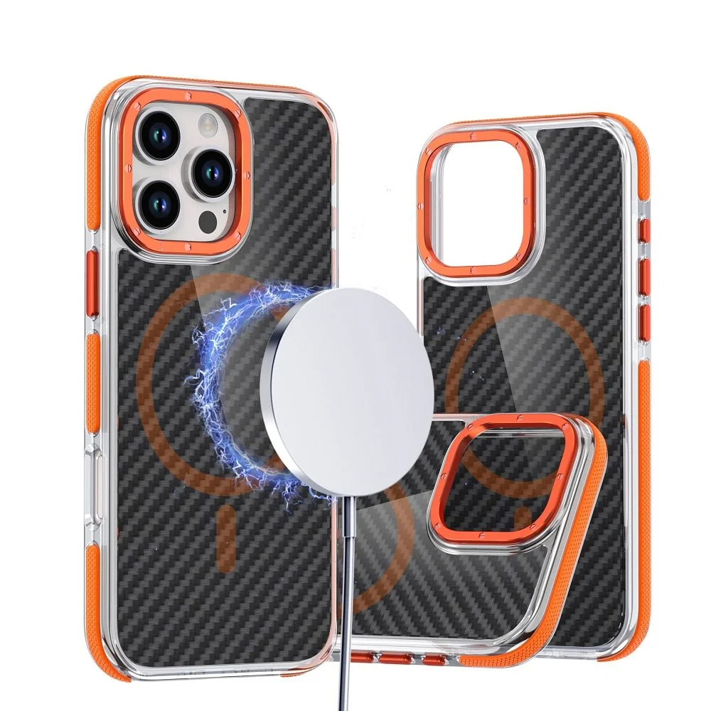Φωτογραφία προϊόντος: . FIBER Case comapitble with MagSafe for SAMSUNG A07 4G orange