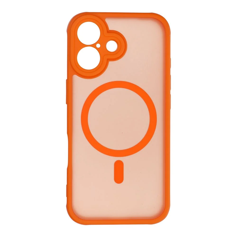 Φωτογραφία προϊόντος: . FULL MATTE MAG COVER case compatible with MagSafe for IPHONE 17 hermes orange