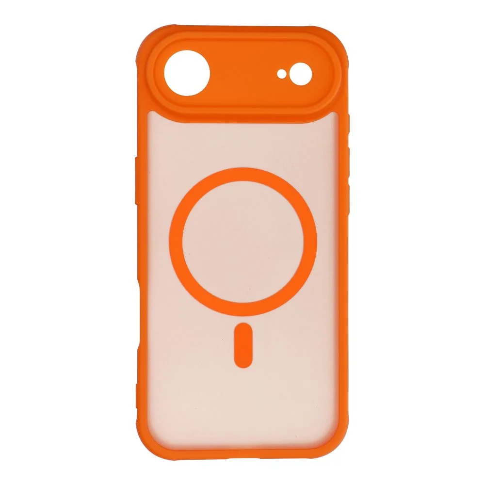 Φωτογραφία προϊόντος: . FULL MATTE MAG COVER case compatible with MagSafe for IPHONE 17 Air hermes orange