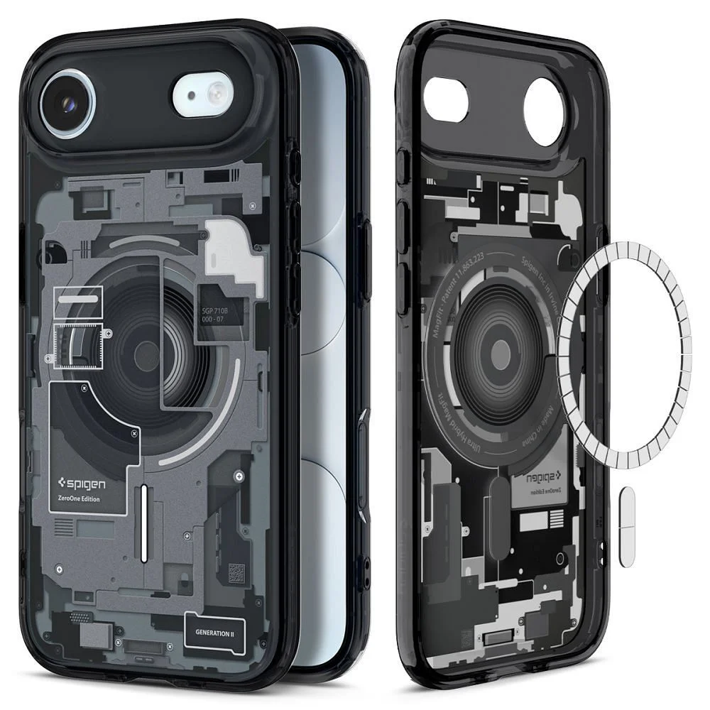 Φωτογραφία προϊόντος: . SPIGEN CASE ULTRA HYBRID MAG MAGSAFE IPHONE 17 AIR ZERO ONE BLACK