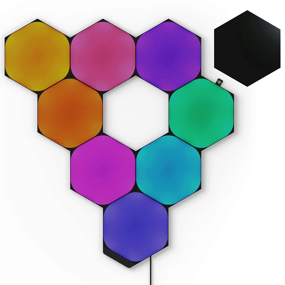 Φωτογραφία προϊόντος: Nanoleaf Shapes Limited Edition Ultra Black Hexagons Starter Kit (9 Panels)