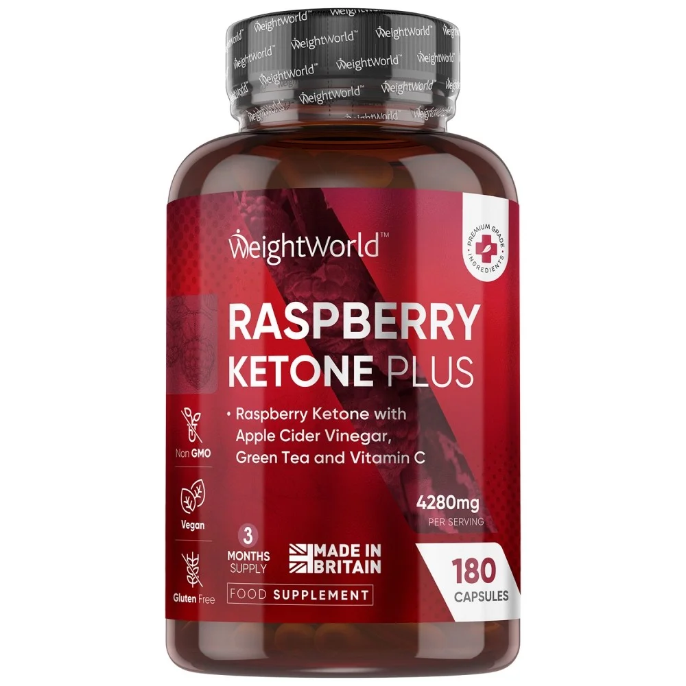 Φωτογραφία προϊόντος: Weight World Ketone Plus Φυσική Κετόνη Σμέουρου 4280mg WeightWorld 180 caps