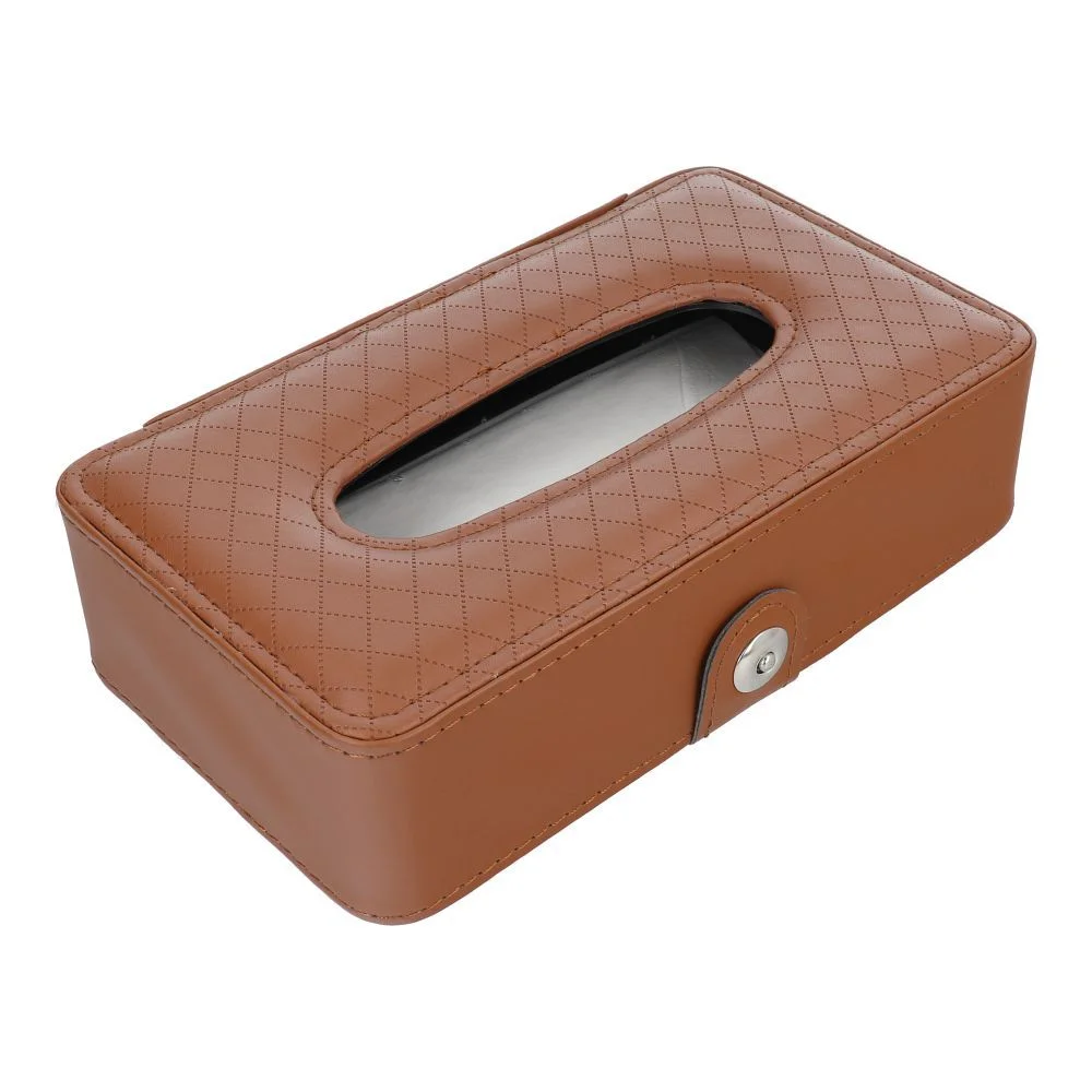 Φωτογραφία προϊόντος: . Tissue box with strap brown