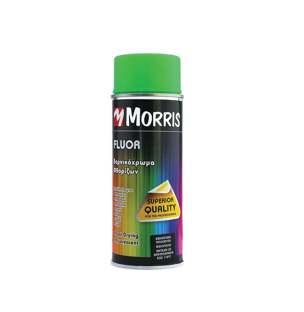 Φωτογραφία προϊόντος: Morris Φθορίζων Fluorescent Lacquer Σπρέι Βαφής 400ml Πράσινο