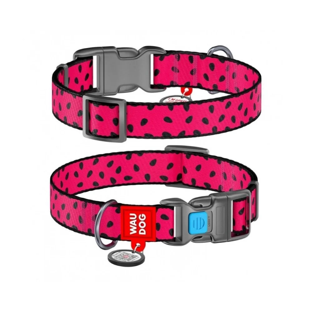 Φωτογραφία προϊόντος: Περιλαίμιο WauDog Watermelon S 15mm x 23-35cm με SmartID