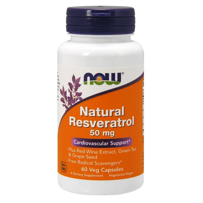 Φωτογραφία προϊόντος: Natural Resveratrol 60caps- NOW Foods