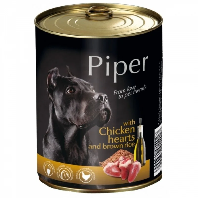 Φωτογραφία προϊόντος: PIPER ADULT ΚΑΡΔΙΑ ΚΟΤΟΠΟΥΛΟΥ + ΚΑΣΤΑΝΟ ΡΥΖΙ 400GR