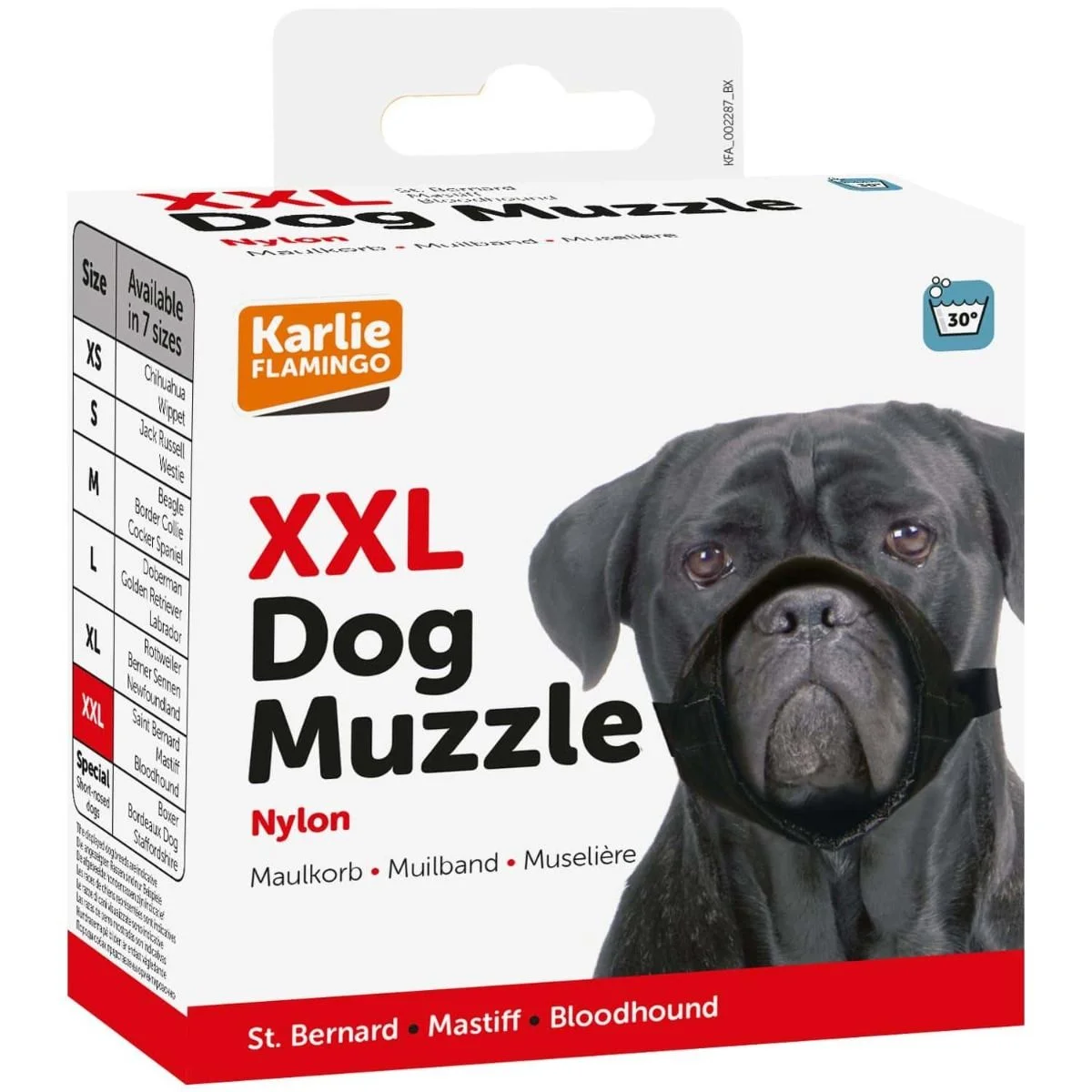 Φωτογραφία προϊόντος: MUZZLE NYLON XXL31CM61-83 BLACK