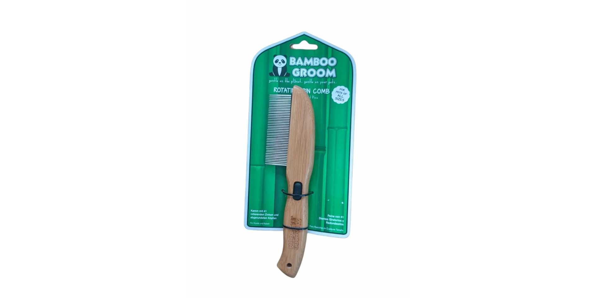Φωτογραφία προϊόντος: BAMBOO GROOM ROTATING PIN COMB