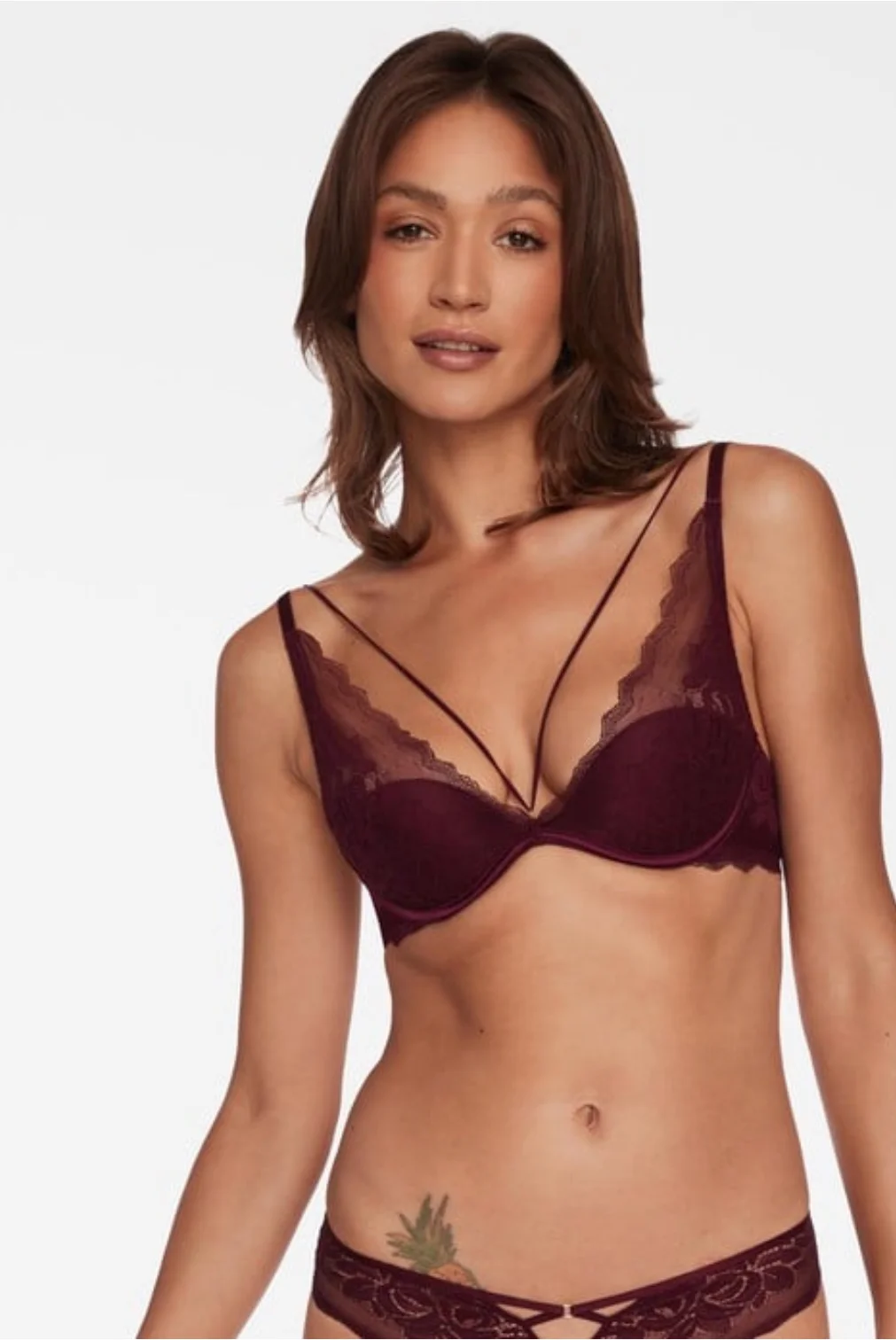 Φωτογραφία προϊόντος: ESOTIQ PUSH-UP BRA TABU Μπορντό 39928-93X
