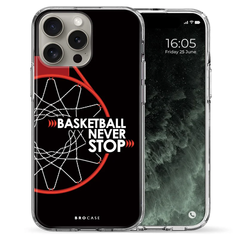 Φωτογραφία προϊόντος: Θήκη Back Cover Apple iPhone 15 Pro Max Basketball Never Stop
