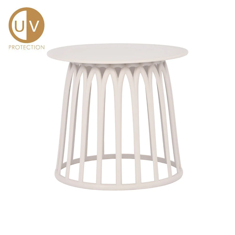 Φωτογραφία προϊόντος: BASKET SIDE TABLE OFF WHITE 49.5x49.5x44cm