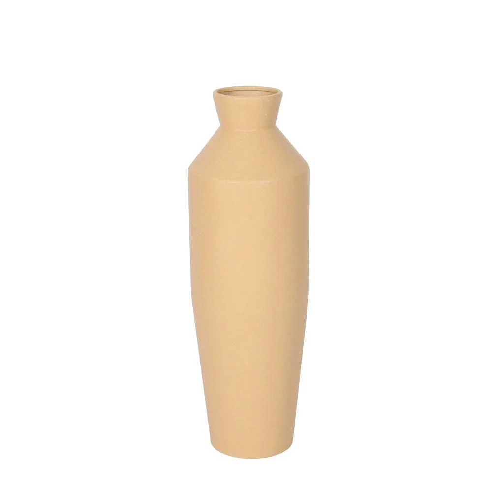 Φωτογραφία προϊόντος: ELVO Βάζο 18x18x56.5 cm Μεταλλικό Μπεζ