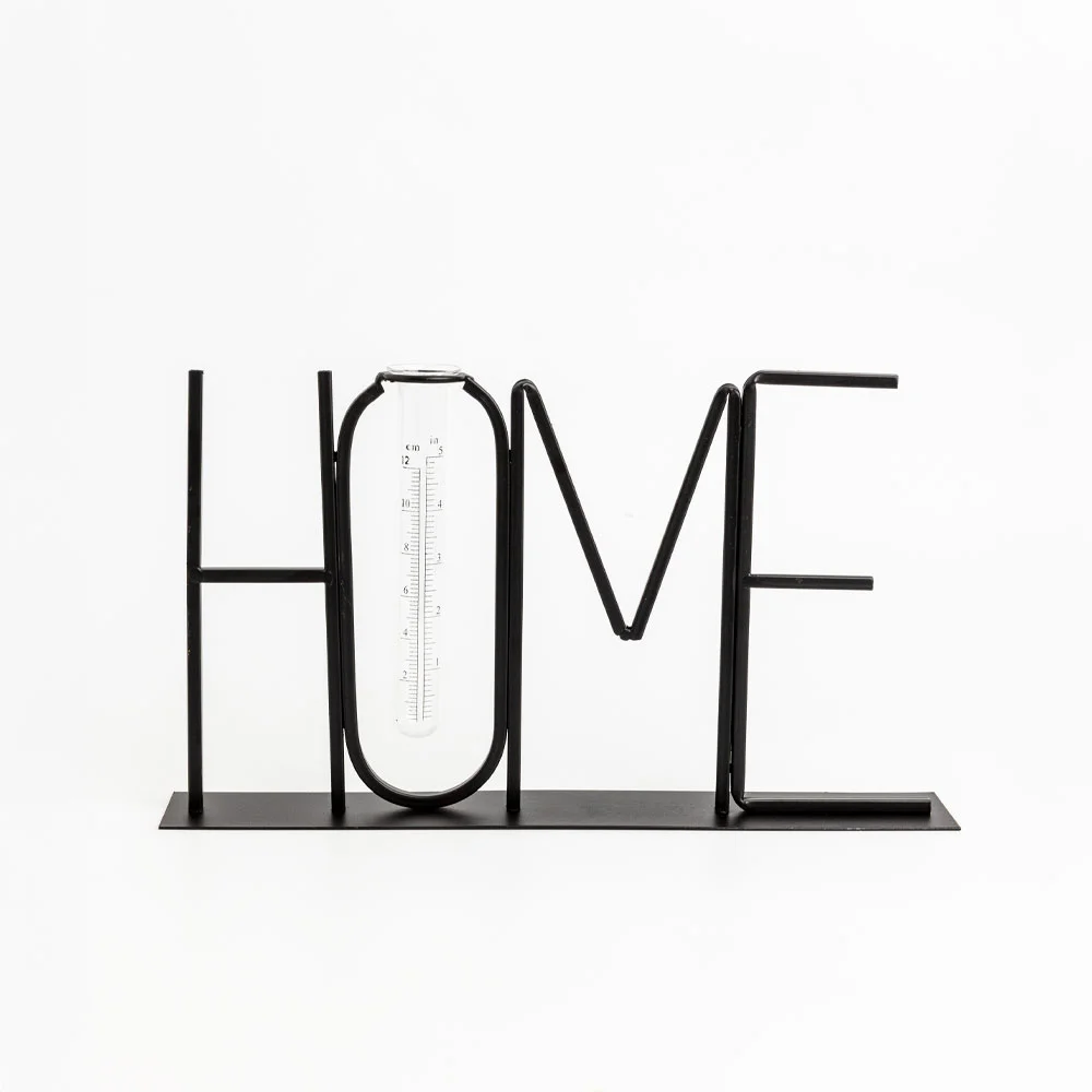 Φωτογραφία προϊόντος: HOME ΔΙΑΚΟΣΜΗΤΙΚΗ ΕΠΙΓΡΑΦΗ 38x5x22cm ΜΕΤΑΛΛΟ ΜΑΥΡΟ ΓΥΑΛΙ