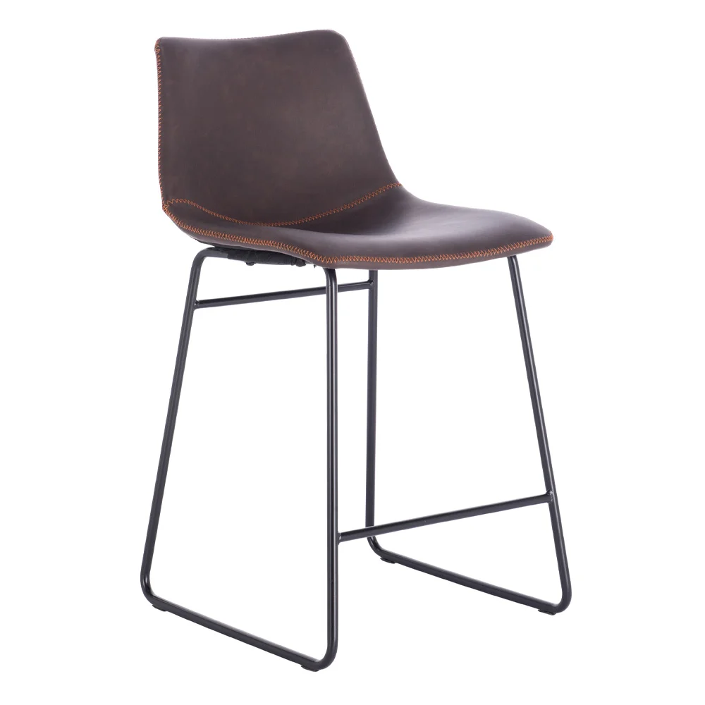 Φωτογραφία προϊόντος: NUEVO ΣΚΑΜΠΟ BAR ΚΑΦΕ ANTIQUE WASHED ΜΑΥΡΟ 46x57.5x89cm