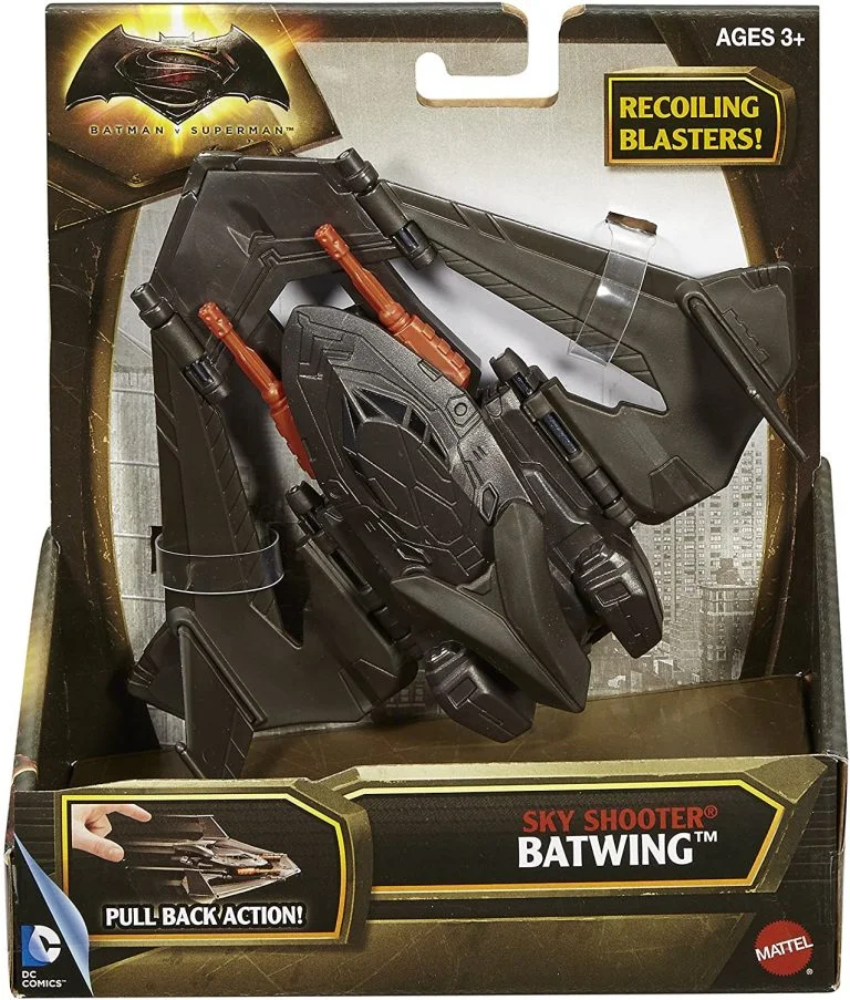 Φωτογραφία προϊόντος: Mattel Batman Vs Superman Οχήματα Sky Shooter Batwing Vehicle DKC56