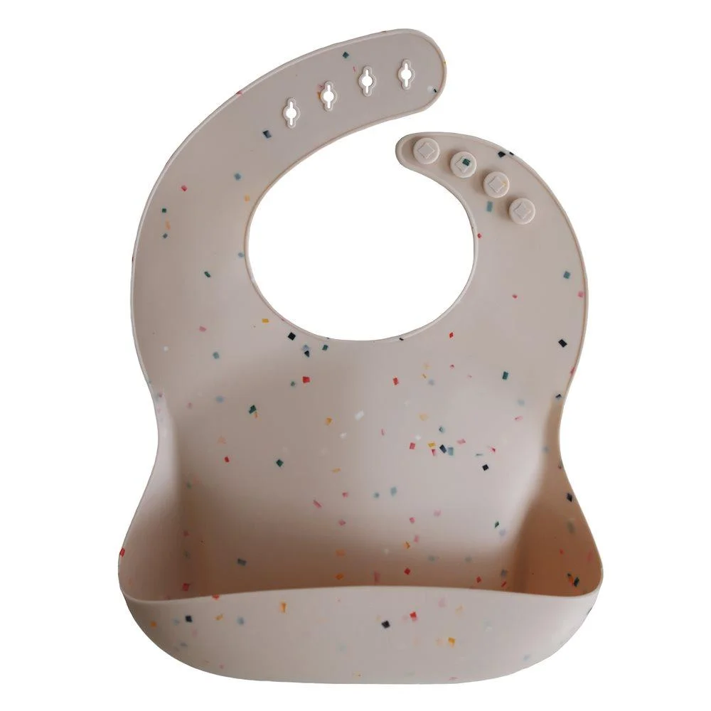 Φωτογραφία προϊόντος: Mushie Σαλιάρα Σιλικόνης Vanilla Confetti