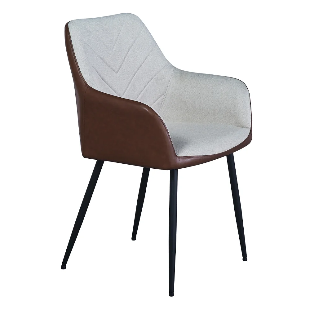 Φωτογραφία προϊόντος: VISITOR ΚΑΡΕΚΛΑ BEIGE TABAC ΜΑΥΡΟ 57.5x57x87cm