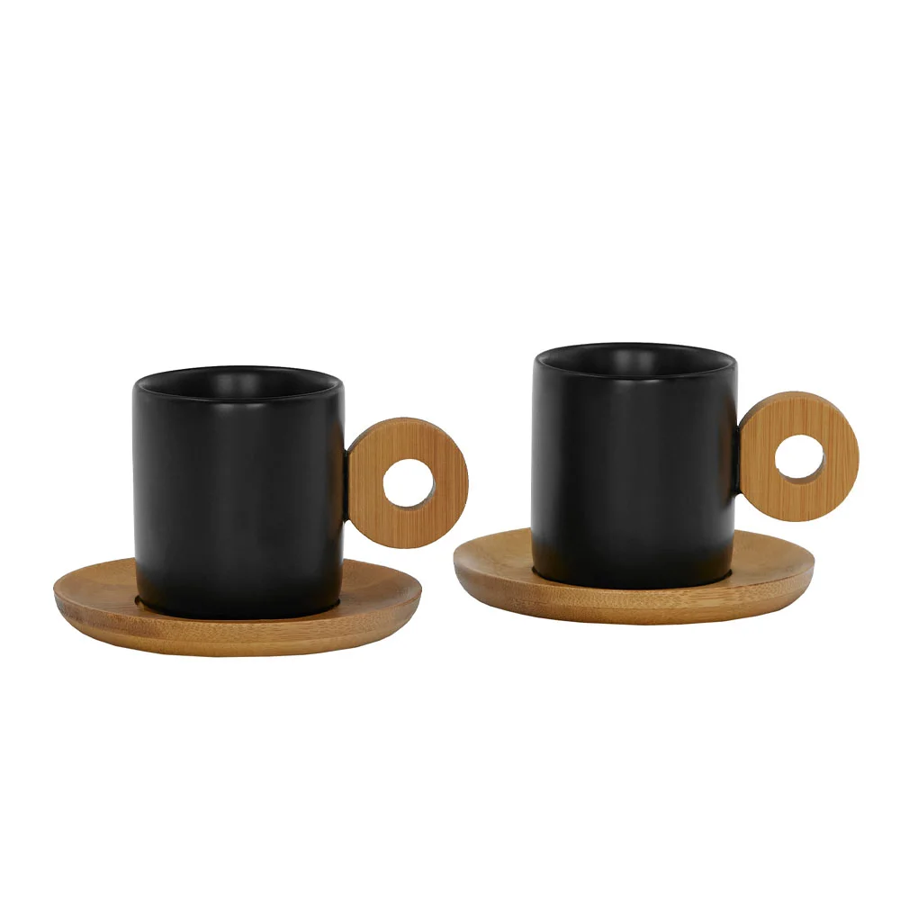 Φωτογραφία προϊόντος: NORDIC ΚΟΥΠΑ ESPRESSO 20x14x7cm ΠΟΡΣΕΛΑΝΗ ΜΑΥΡΟ ΦΥΣΙΚΟ BAMBOO